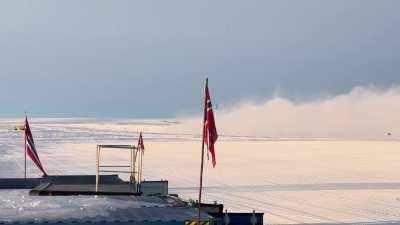 First ever 787 landing on the ice , Troll station Antarctica 🇳🇴