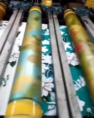 This is how they print on fabric.