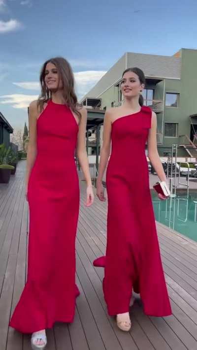 Blanca Soler &amp;amp; Berta Centelles In Red