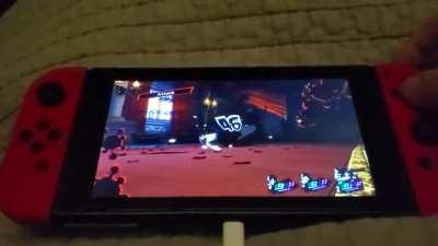 Thanks to a hacked switch and PS Remote Play, I can play Persona 5 on my switch!