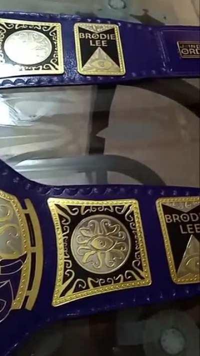 Brodie Lee Tribute AEW TNT Championship Belt