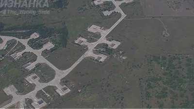 Strike on Dolgintsevo airfield in Ukraine, which is hit by a Russian Iskander-M