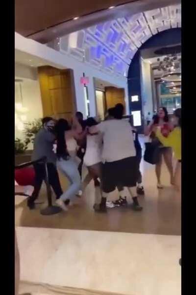 Fight breaks out at the Hard Rock Hotel in Miami