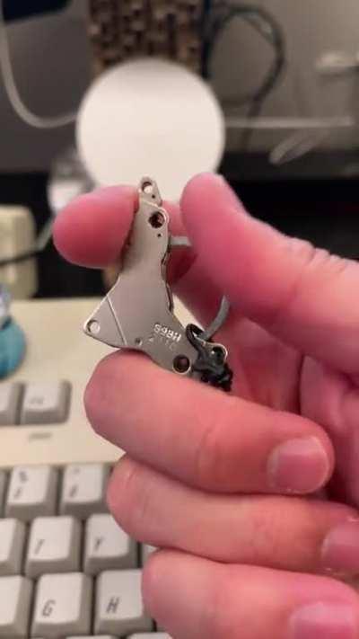 completely by accident made this magnetic fidget toy out of hard drive parts