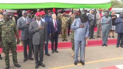 South Sudan president Salva Kiir urinated on himself in public