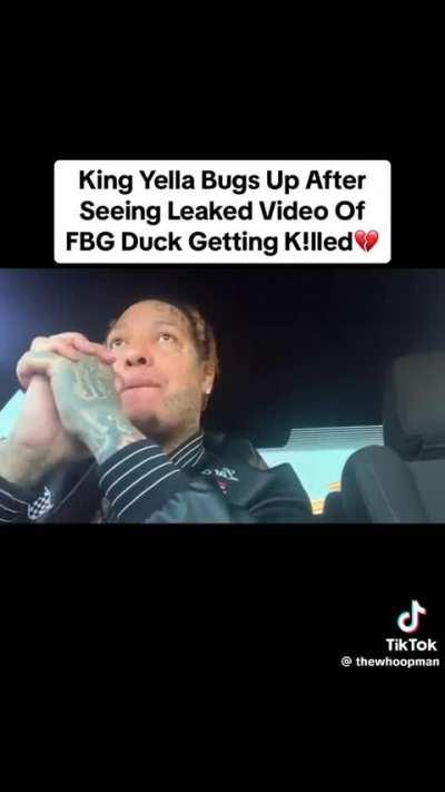 King yella(🤴) ready to crash out over Fbg duck(✡️🖤)  video