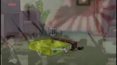 Spongebob After Admitting that The Nanking Massacre Happened