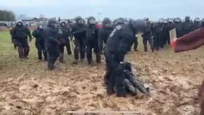 German policemen in action!