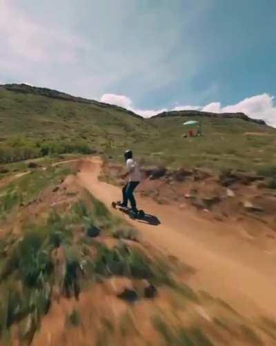 Golden bike park line