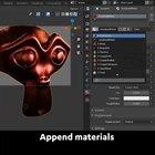 Blender Secrets - Append free materials