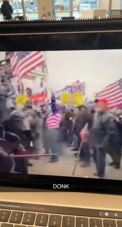 My favorite clip from the Capitol Hill protest today