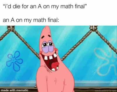 Finals are the worst