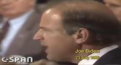 Biden on South Africa in 1986