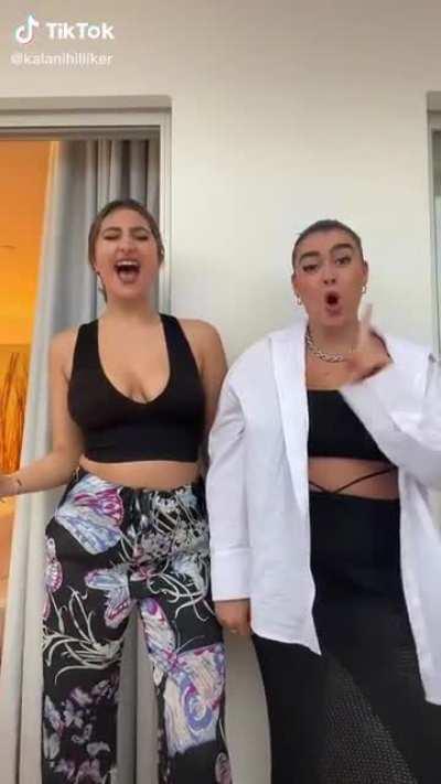 Deleted TikTok video with the see-through top