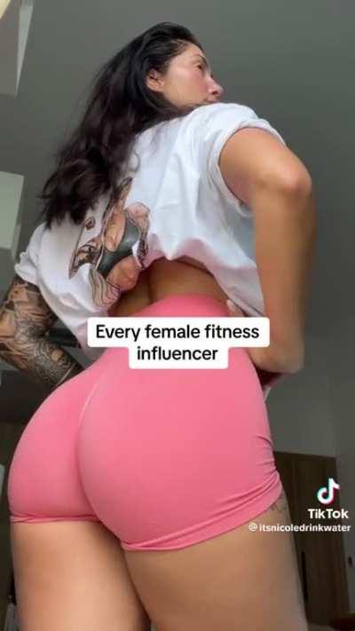 Every female fitness influencer