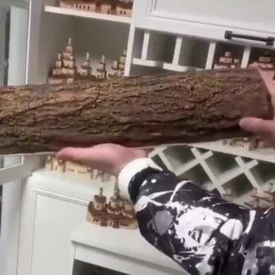 Amazing hidden wooden Craft under the piece of wood