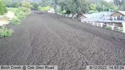 Debris Flow Time Lapse