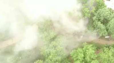 20 Kg of Explosives detonated safely by Indian Army after cornering a terrorist vehicle in Pulwama, Kashmir. A Pakistani terrorist plot to damage Indian Army and Civilians spoiled.