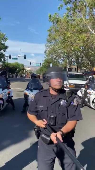 Wtf SJPD? Cop waits in excitement, like it’s a game