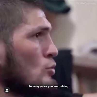 Khabib telling Conor off