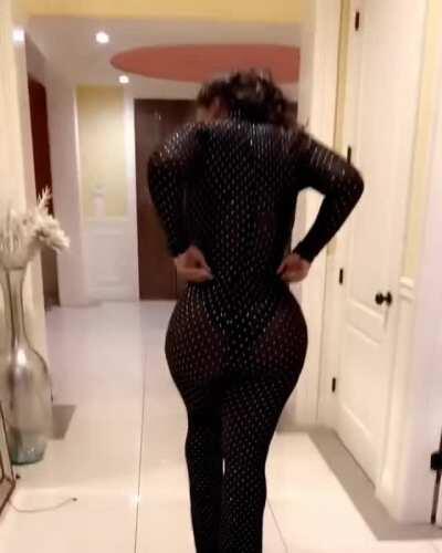 Immaculate in that bodysuit