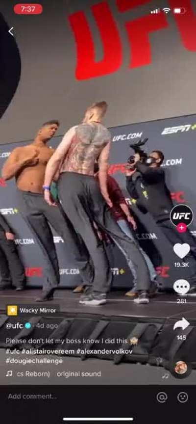 UFC TikTok is something else…