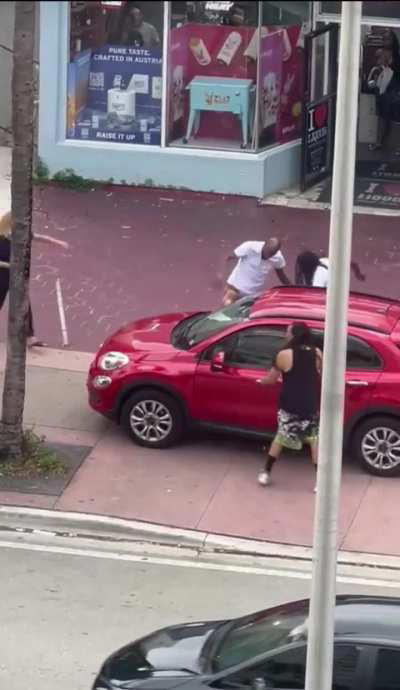 South Beach beat down. (Very NSFW)