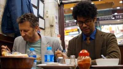 Richard Ayoade tries Turkish sheep stomach soup