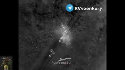 Russian drones hits on Ukrainian infantry in Avdeevka direction 