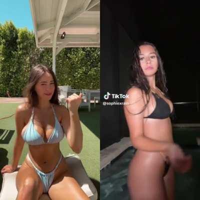 Blue Bikini CECE vs Black Bikini SOPHIE?