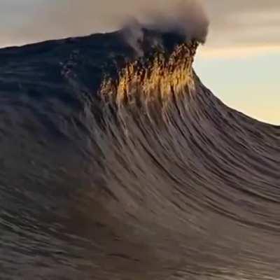 Wave touching the cloud.