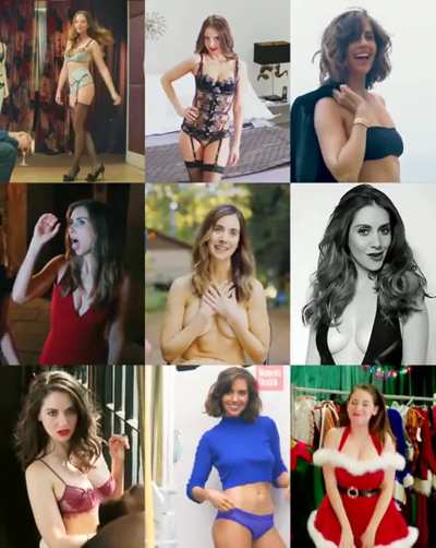 I love how willing Alison Brie is to show off 