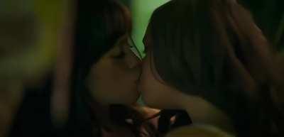 Jenna Ortega kiss scene in Miller’s Girl (2024)