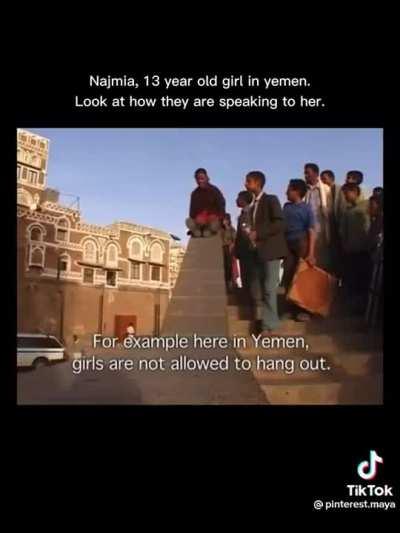 An interview with a girl from Yemen.