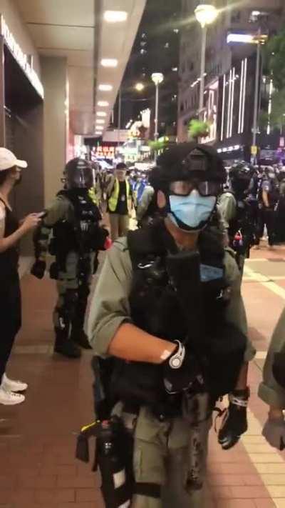 Hong Kong Police mocks Black Lives Matter: This is not America. You can't say 'I can't breathe'.