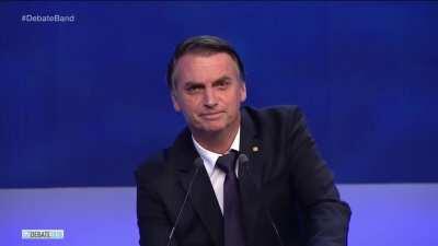 Em 10 de agosto de 2018, Jair Bolsonaro fez a seguinte declaração: