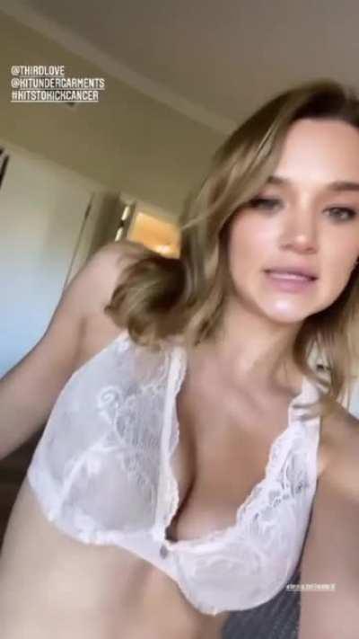 Hunter King in sexy lingerie