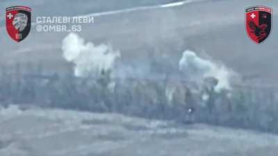 FPV pilot of the 63rd Mechanized Brigade destroyed Russian tank. Near Dibrova, Luhansk region