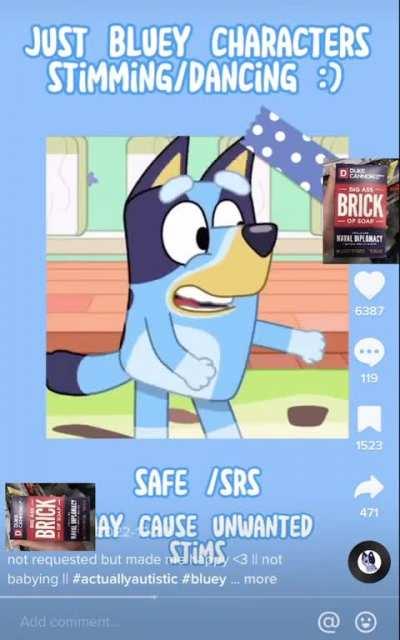 I get Bluey “has” ADHD but why does the OP in tiktok claim they all have a disorder?