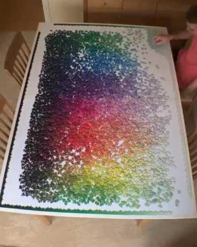 5000 piece rainbow puzzle