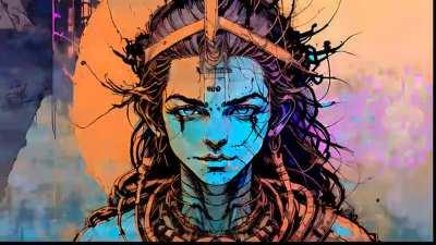 Lord Shiva Trippy Animation