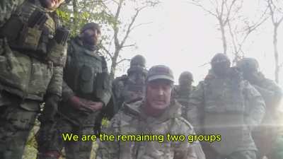 Yet another video of russian soldiers begging not to be sent to the slaughter