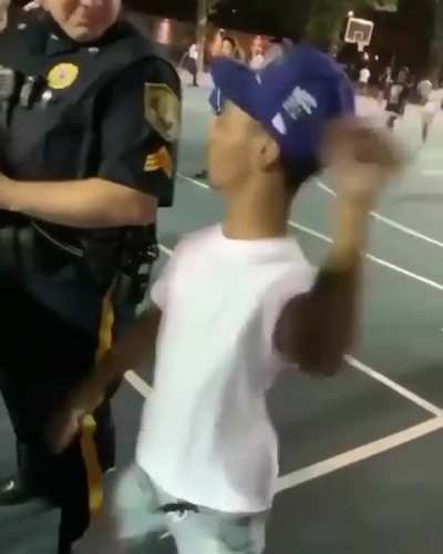 Dance off with the officer!