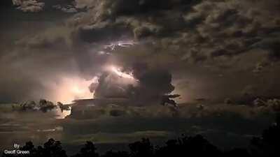 Thunderstorm timelapse.⚡️ Beautiful!