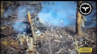 Ukrainian kamikaze drones fly into the trenches of the Russian military in the Avdeevsky direction. Graphic 