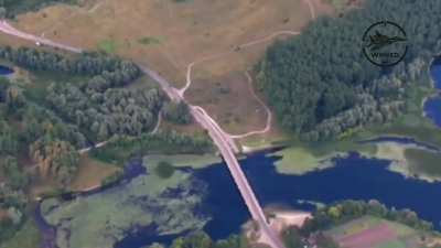 Ukrainian MiG-29 used GBU-62 JDAM-ER aerial bombs on bridge crossings in Kurshchyna (Russia)