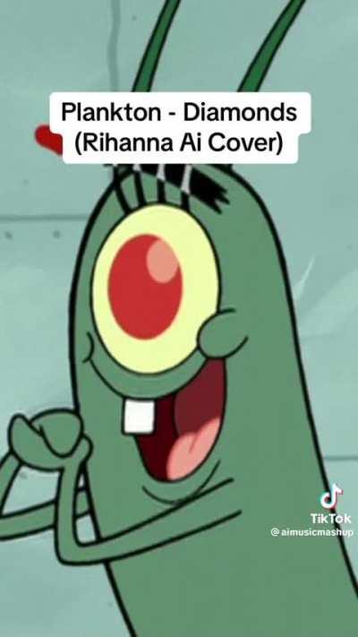 Plankton is a beautiful singer