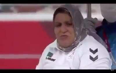 The moment this Algerian Paralympic athlete broke a world record