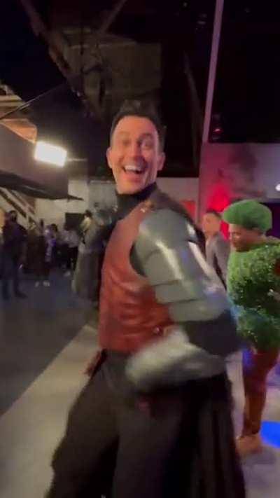 Last video of Leslie Jordan as he celebrates Halloween dressed as Yoda on the set of Call Me Kat (Filmed by Mayim Bialik)