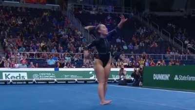 Katelyn Ohashi showing off that flexibility